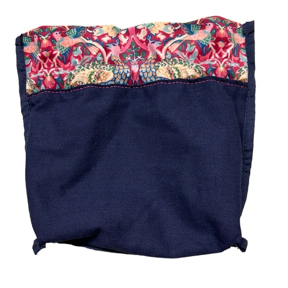 WILLIAM MORRIS AT HOME PEACOCK & BIRD VELVET POUCH - Picture 8 of 10